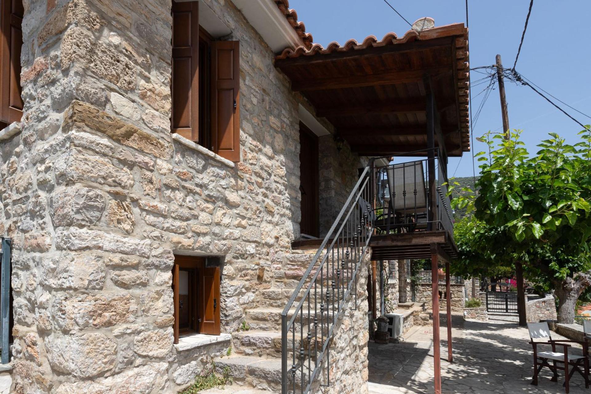 To Spiti Sto Castro Apartman Návpaktosz Kültér fotó